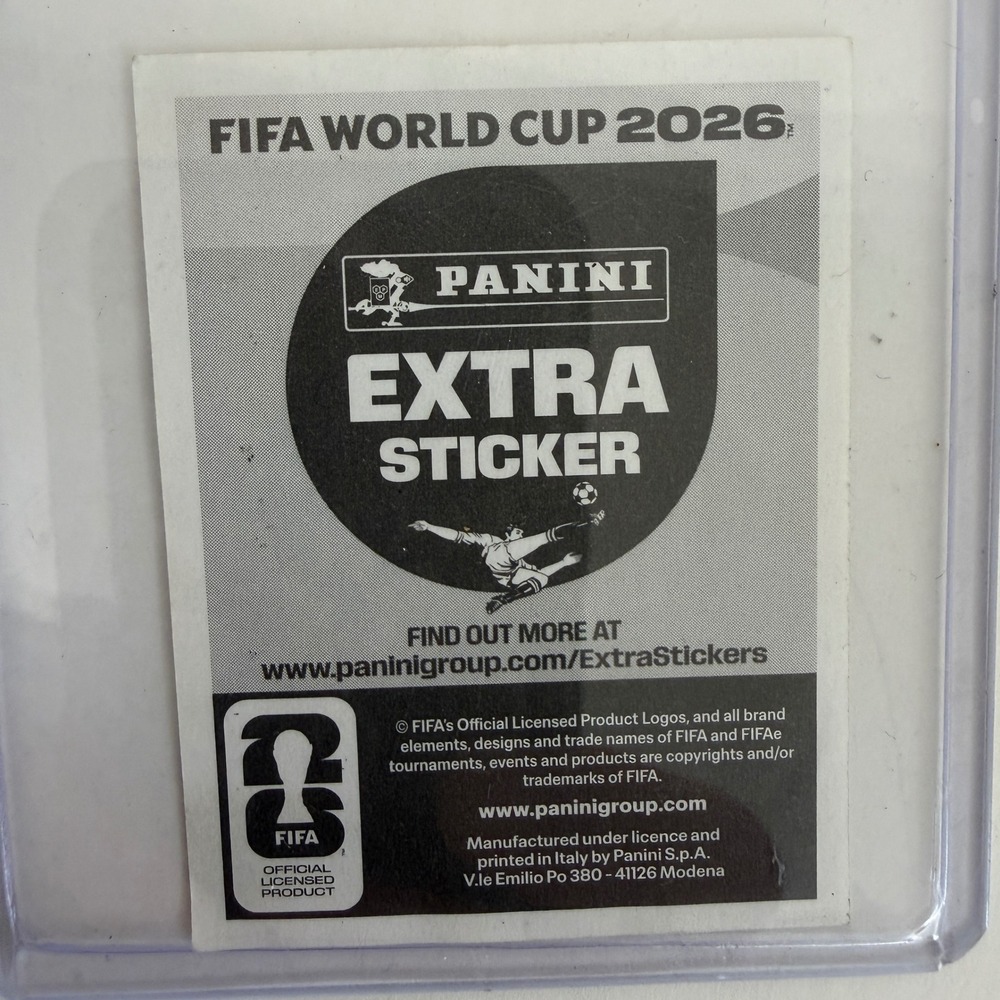 NEW 2026 Panini FIFA World Cup Moises Caicedo Ecuador Extra Sticker - Picture 2 of 2